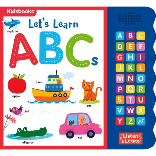 27-Button Sound Book Let's Learn ABCs