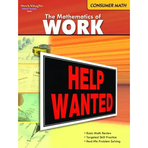 Consumer Mathematics Reproducible The Mathematics of Work - Paperback