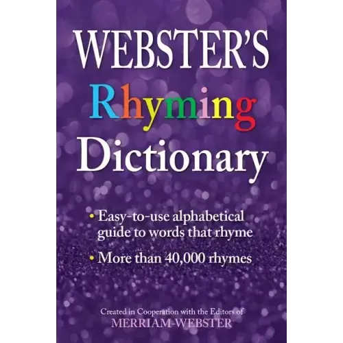 Webster's Rhyming Dictionary