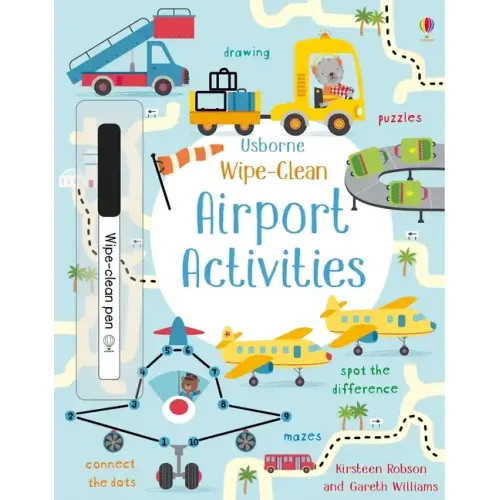 Wipe-Clean Airport Activities - Paperback