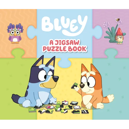 Bluey: A Jigsaw Puzzle Book: Includes 4 Double-Sided Puzzles - Board Book