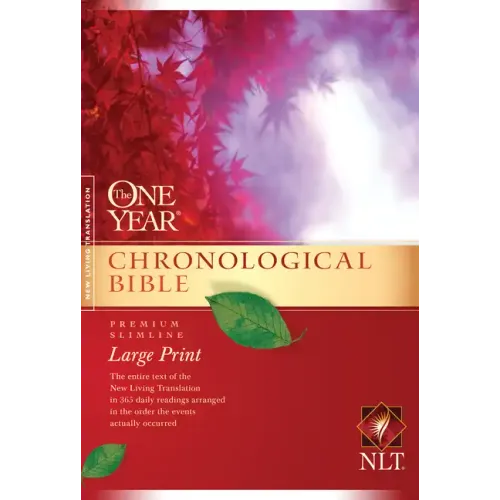 One Year Chronological Bible-NLT-Premium Slimline Large Print