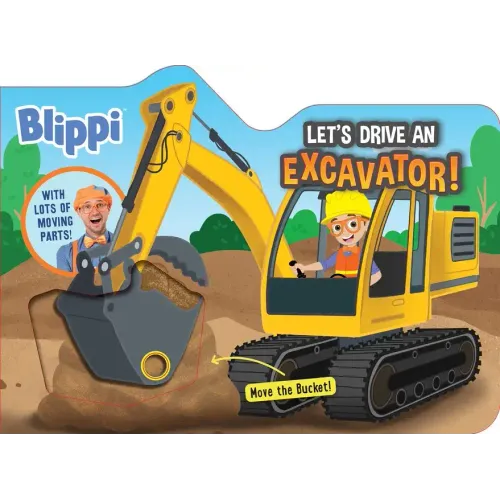 Blippi: Let's Drive an Excavator! - Board Book