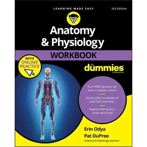Anatomy & Physiology Workbook for Dummies with Online Practice - Paperback