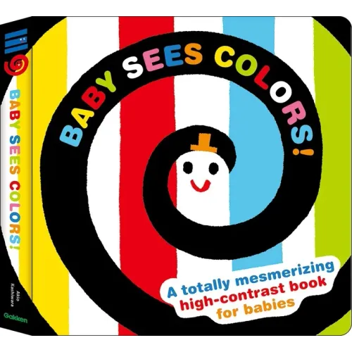 Baby Sees Colors: A Totally Mesmerizing High-Contrast Book for Babies