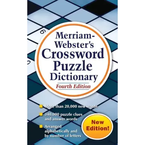 Merriam-Webster's Crossword Puzzle Dictionary - Paperback