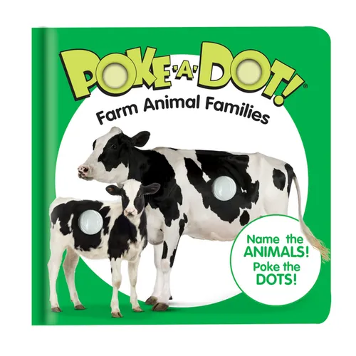 Poke-A-Dot: Farm Animal Families - Board Book