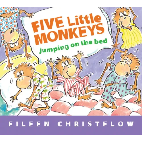 Five Little Monkeys Jumping on the Bed Padded Board Book - Board Book