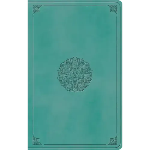 ESV Large Print Value Thinline Bible (Trutone, Turquoise, Emblem Design)