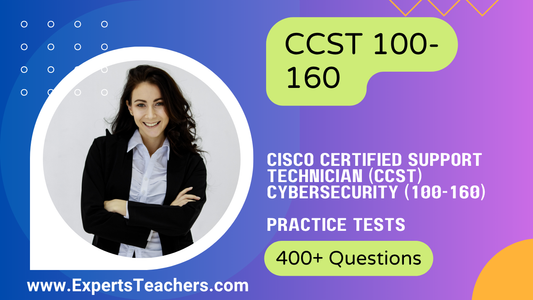 CCST Cybersecurity 100-160 Practice Tests 2026 | 400+ Qs