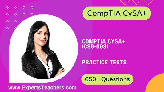 CompTIA CySA+ CS0-003 Practice Tests 2026 | 650+ Qs