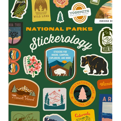 National Parks Stickerology: Stickers for Hikers, Campers, Explorers, and More: Stickers for Journals, Water Bottles, Laptops, Planners, and Smartphon