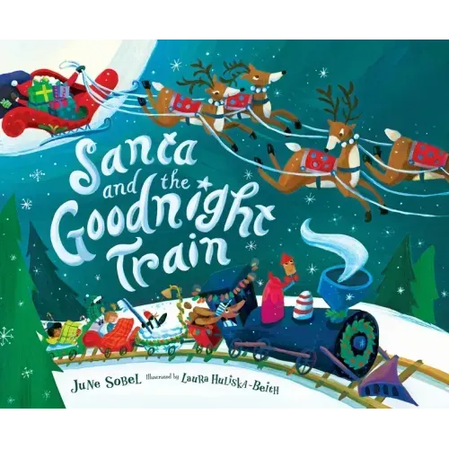 Santa and the Goodnight Train: A Christmas Holiday Book for Kids - Hardcover