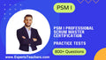 PSM I Scrum Master Practice Exam for Professional Scrum Master Certification - ExpertsTeachers
