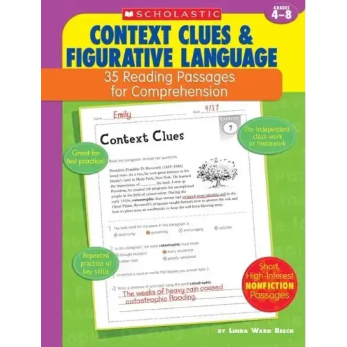 35 Reading Passages for Comprehension: Context Clues & Figurative Language: 35 Reading Passages for Comprehension - Paperback