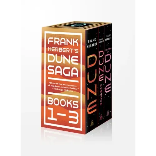 Frank Herbert's Dune Saga 3-Book Boxed Set: Dune, Dune Messiah, and Children of Dune - Paperback