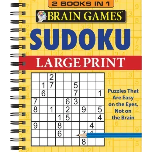 Brain Games - 2 Books in 1 - Sudoku