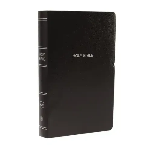 NKJV, Gift and Award Bible, Leather-Look, Black, Red Letter Edition