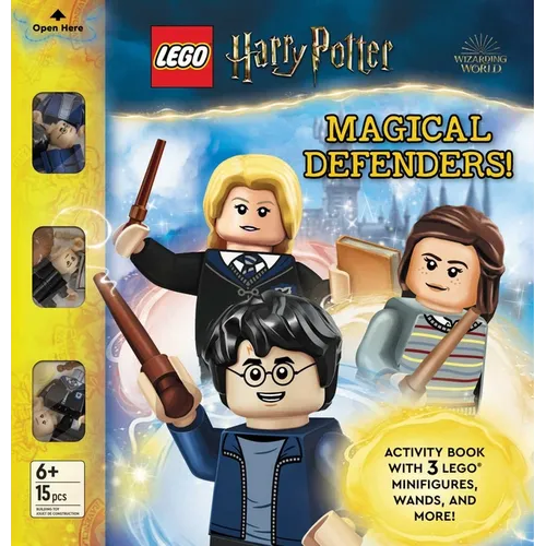 Lego Harry Potter: Magical Defenders: Activity Book with 3 Minifigures and Accessories