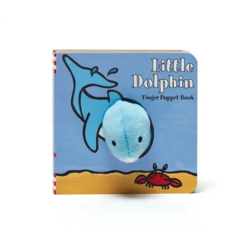 Little Dolphin: Finger Puppet Book: (Finger Puppet Book for Toddlers and Babies, Baby Books for First Year, Animal Finger Puppets)
