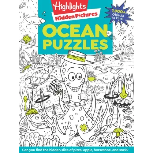 Ocean Puzzles: Over 100 Search and Find Puzzles with Sea Creatures, Marine Animals and More Under the Sea Picture Scenes, Ocean Picture Puzzles for Ki