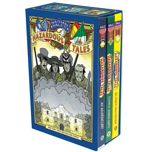 Nathan Hale's Hazardous Tales Second 3-Book Box Set: A Graphic Novel Collection - Hardcover