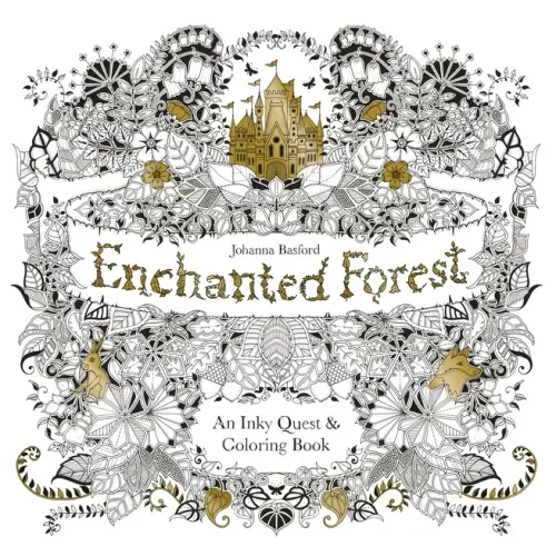 Enchanted Forest: An Inky Quest and Coloring Book for Adults