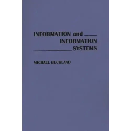 Information and Information Systems