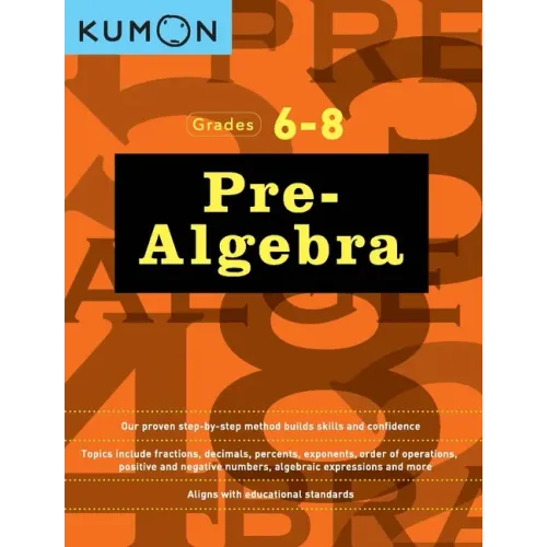 Kumon Grades 6-8 Pre-Algebra