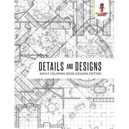 Details and Designs: Adult Coloring Book Designs Edition