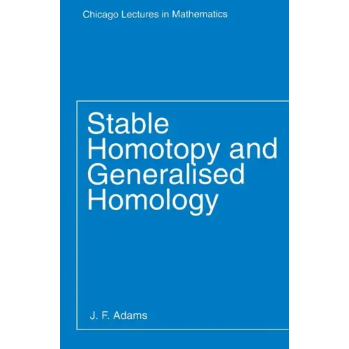 Stable Homotopy and Generalised Homology