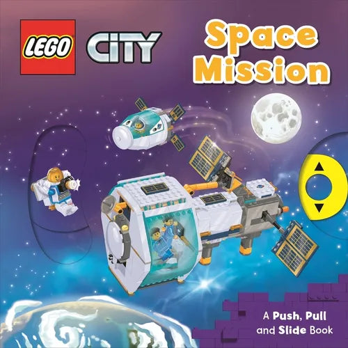Lego(r) City. Space Mission: A Push, Pull and Slide Book - Board Book
