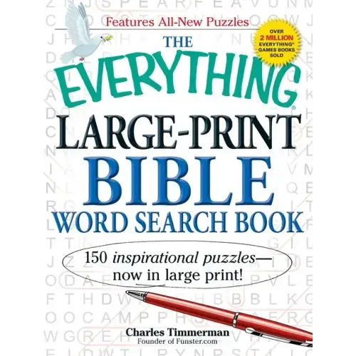 The Everything Large-Print Bible Word Search Book - Paperback