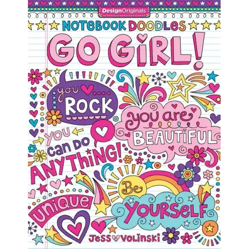 Notebook Doodles Go Girl!: Coloring & Activity Book