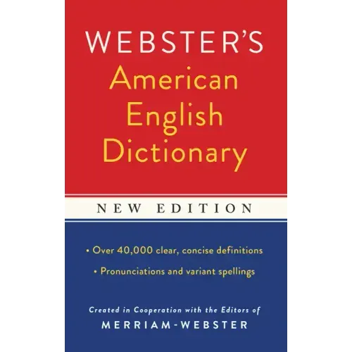 Webster's American English Dictionary, New Edition