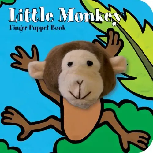 Little Monkey: Finger Puppet Book: (Finger Puppet Book for Toddlers and Babies, Baby Books for First Year, Animal Finger Puppets) - Board Book