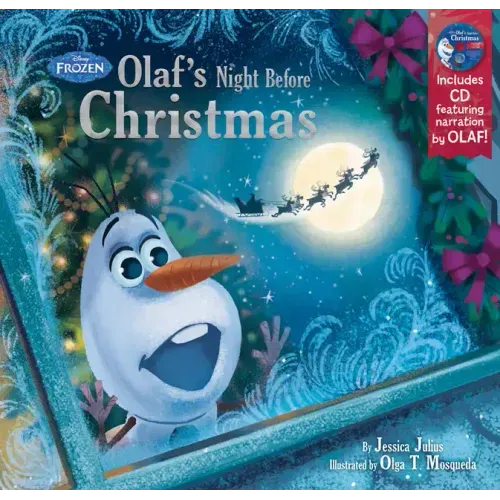 Frozen Olaf's Night Before Christmas Book & CD