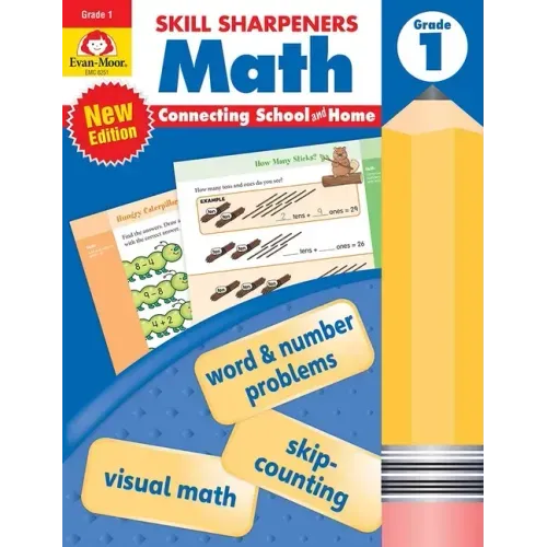 Skill Sharpeners: Math, Grade 1 Workbook