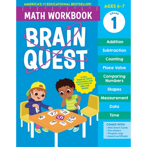 Brain Quest Math Workbook: 1st Grade