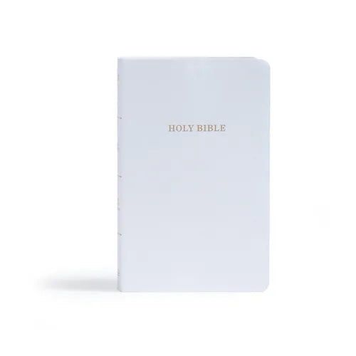 KJV Gift and Award Bible, White Imitation Leather