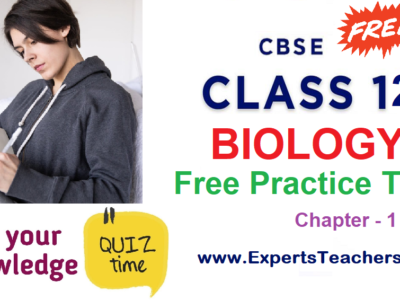 Online Practice Test – CBSE Class 12th Biology  Chapter 1 – Reproduction in Organisms