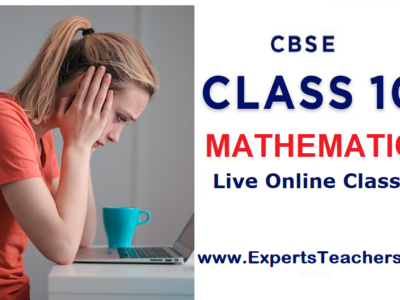 Live Classes for Mathematics for Class 10th