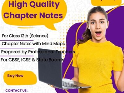 Class 12th (Science Stream) – Chapter Notes with Mind Maps for English Medium.