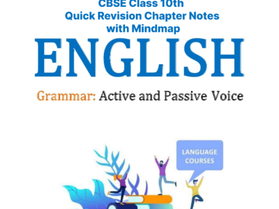 CBSE Class 10th English Quick Revision Chapter Notes with Mindmap PDF