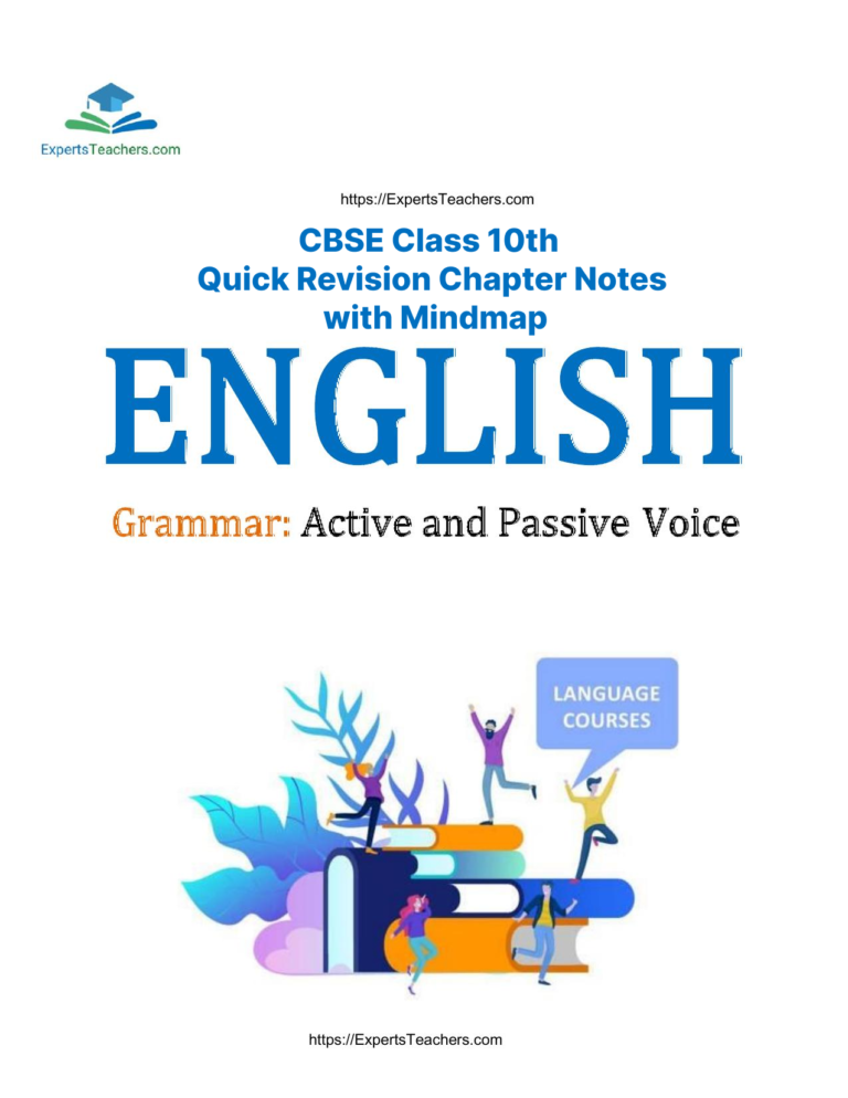 CBSE Class 10th English Quick Revision Chapter Notes